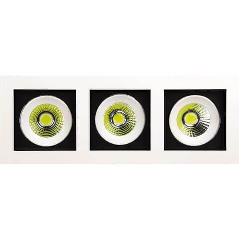 Изображение Встраиваемый светодиодный светильник Horoz Sabrina 3X8W 2700К белый 016-023-0024 (HL6723L)