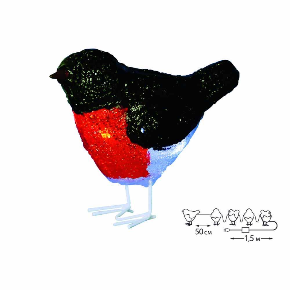 Изображение Фигурка светодиодная «Птички» 17x13см Uniel ULD-M1713-040/STA White IP20 Birds5 UL-00007287