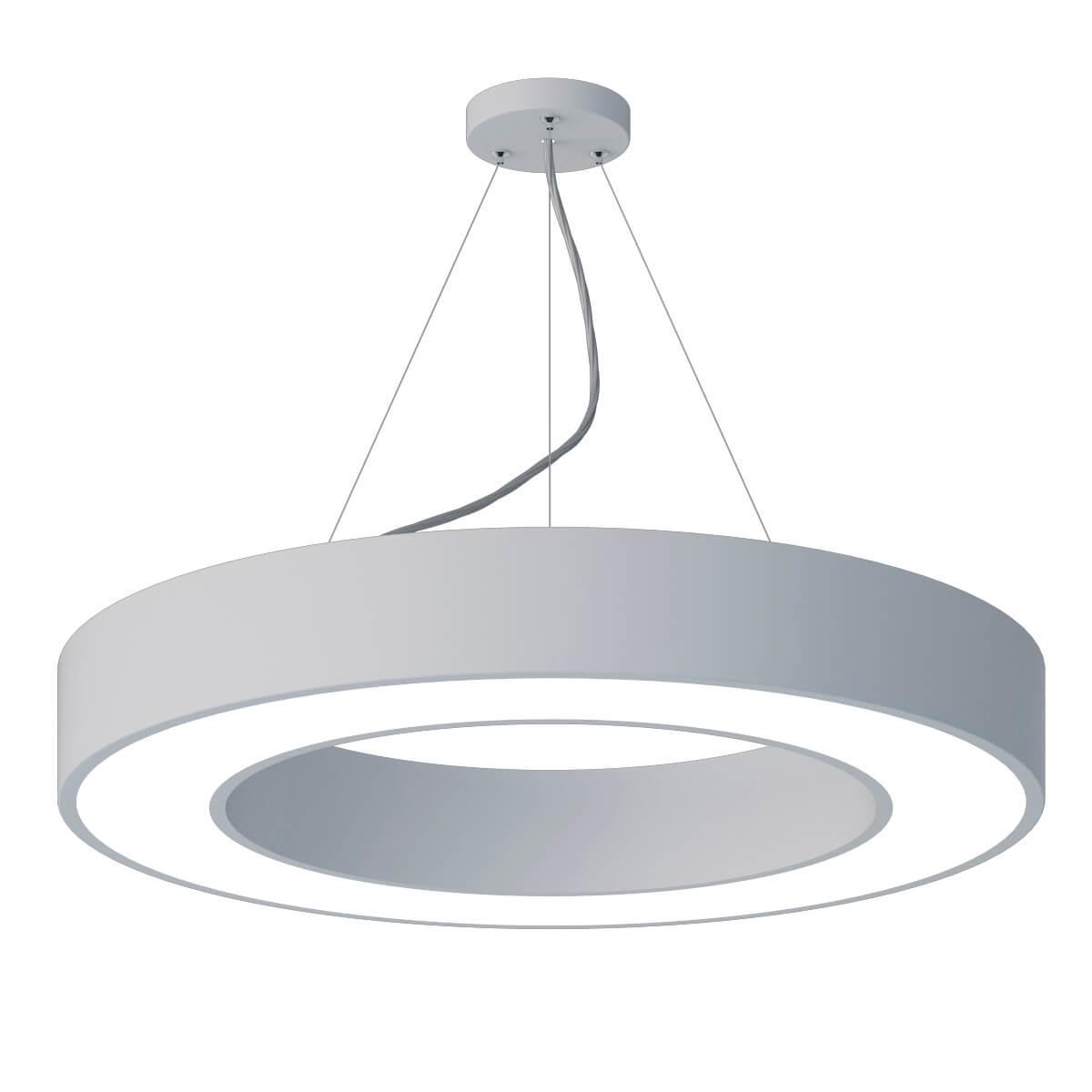 Изображение Подвесной светодиодный cветильник Geometria ЭРА Ring SPO-133-W-40K-045 45Вт 4000К белый Б0050562