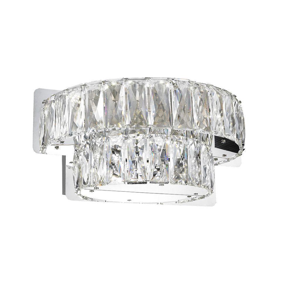 Изображение Настенный светодиодный светильник Elvan BR-163/2-12W-NH-Ch