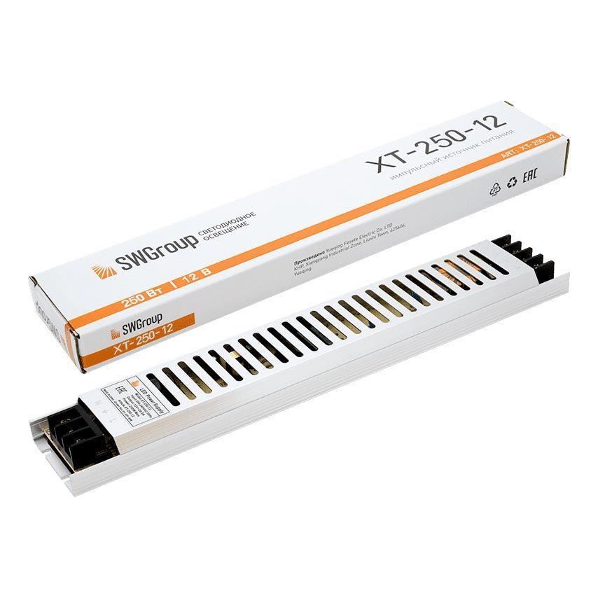 Изображение Блок питания SWG 12V 250W IP20 20,8A XT-250-12 003062