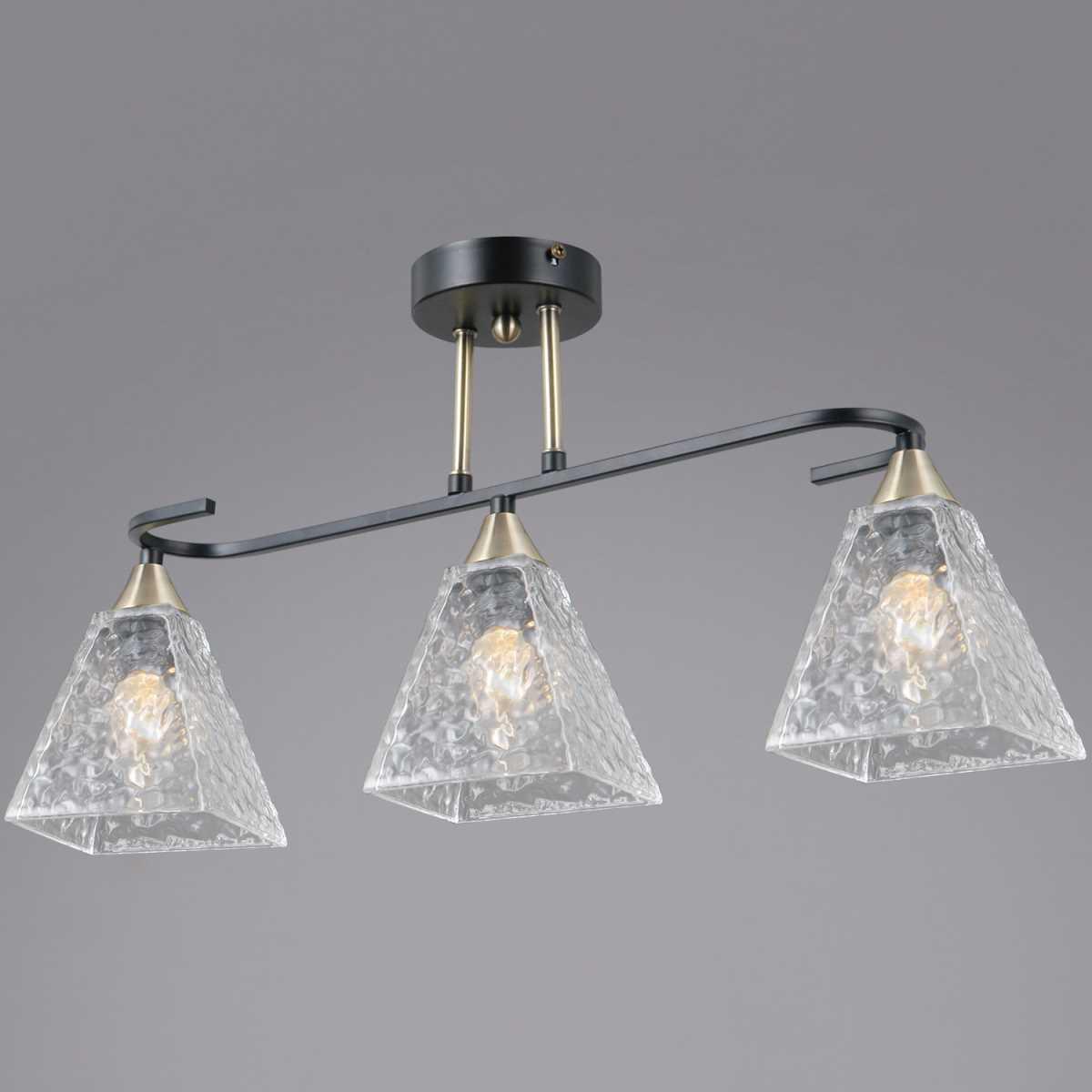 Изображение Потолочный светильник ILLUMICO IL0782-3CSQ-25 BK AB AREZZO