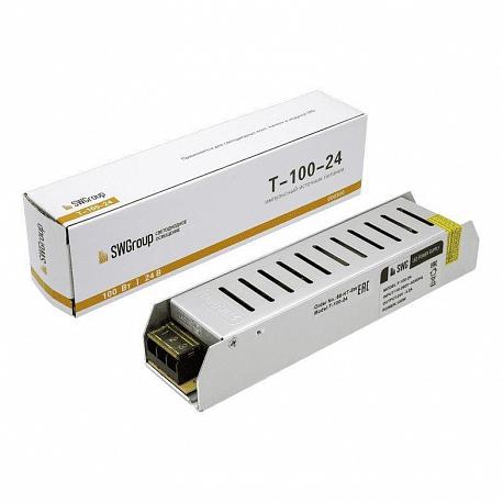 Изображение Блок питания SWG 24V 100W IP20 4,2A T-100-24 000300
