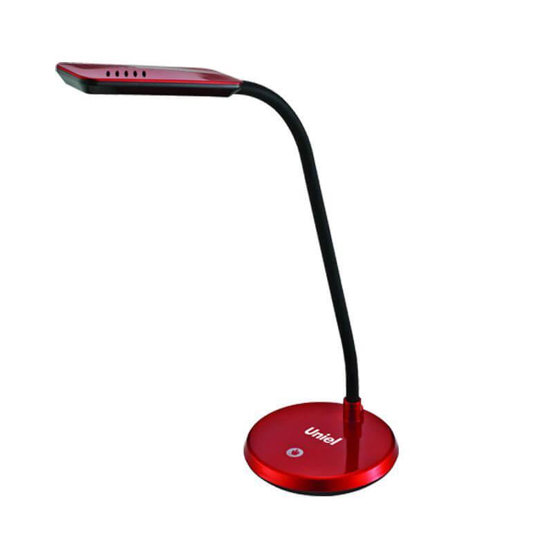 Изображение Настольная лампа Uniel TLD-510 Red/LED/550Lm/4500K/Dimer 07535
