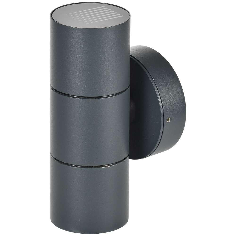 Изображение LIGHTING Светильник уличный 5113 настенный под лампу 2хGU10 IP65 серый IEK LT-UPU0-5113-GU10-2-K03