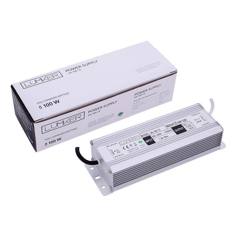 Изображение Блок питания Lumker 12V 100W IP67 8,3A TPWL-100-12 002539