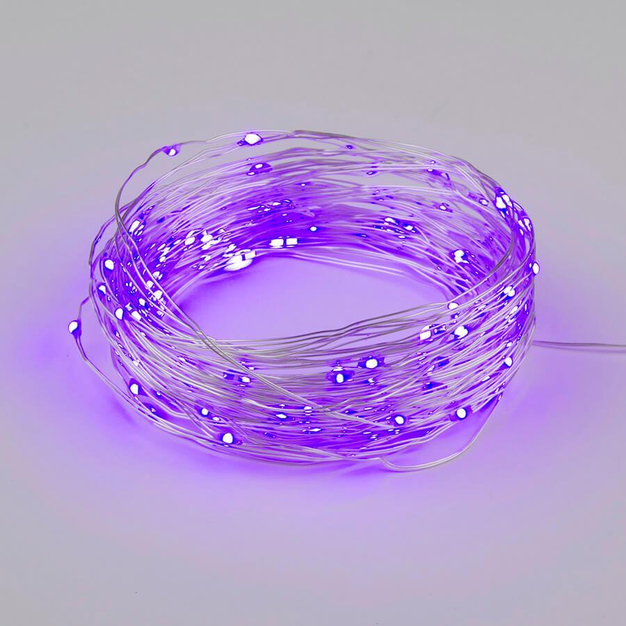 Изображение Уличная светодиодная гирлянда Uniel 220V разноцветный ULD-S1000-100/DTA/RC RGB IP44 UL-00007180