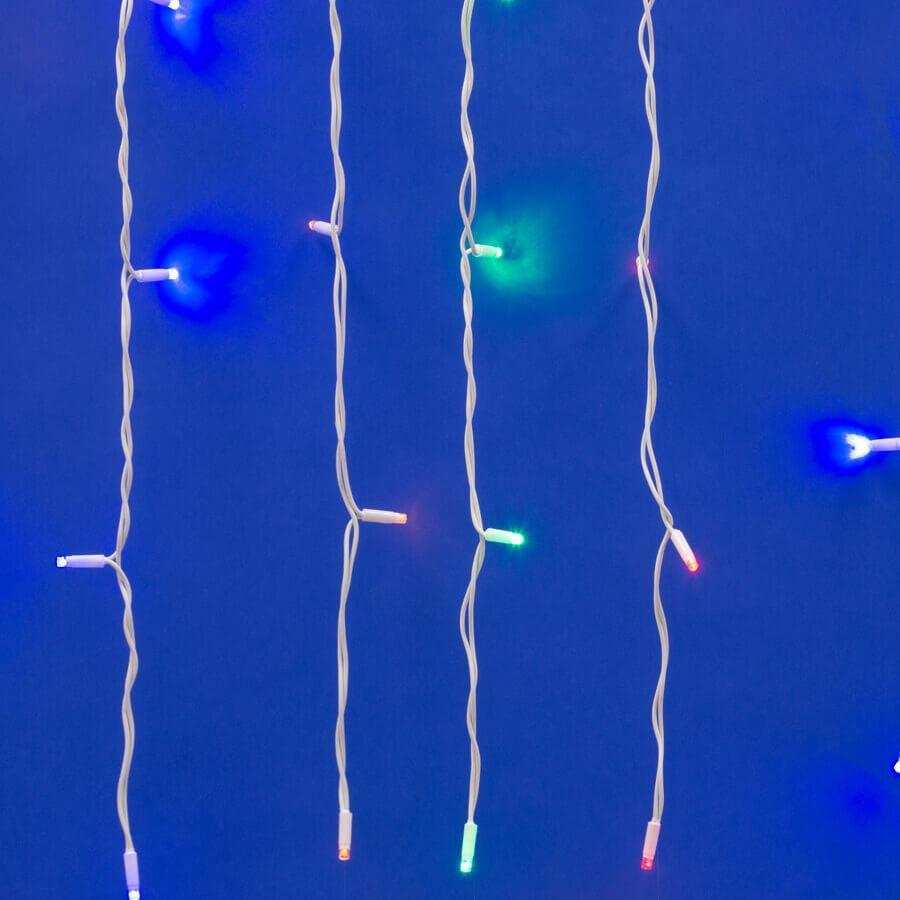 Изображение Уличная светодиодная гирлянда Uniel занавес 220V разноцветный ULD-C2030-240/TWK MULTI IP67 UL-00001359