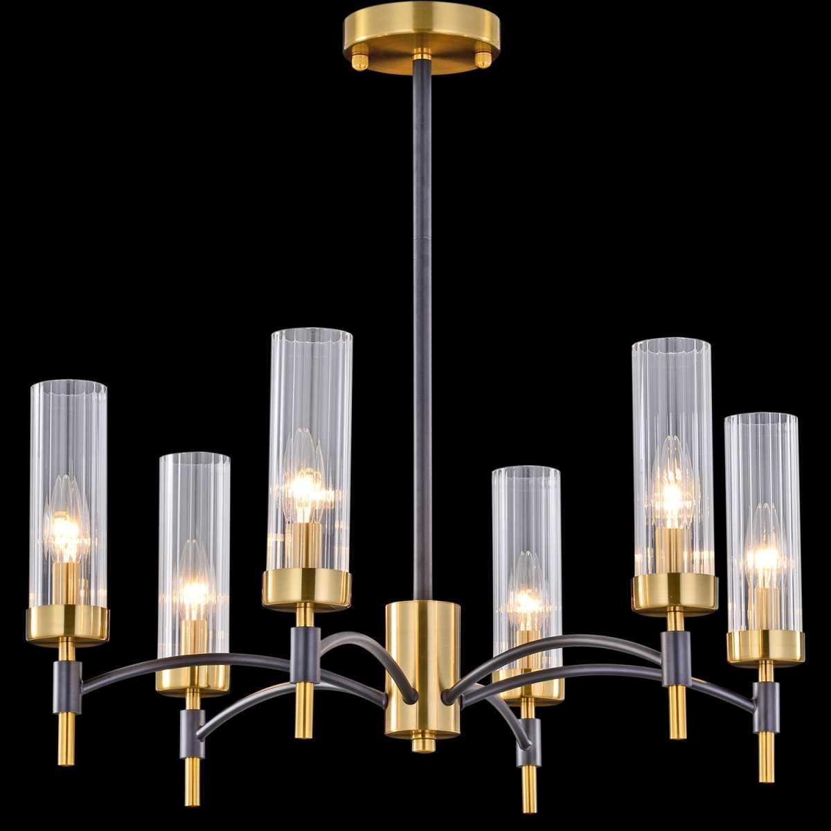 Изображение Потолочный светильник ILLUMICO IL5177-6PLS-29 BRASS TUBO