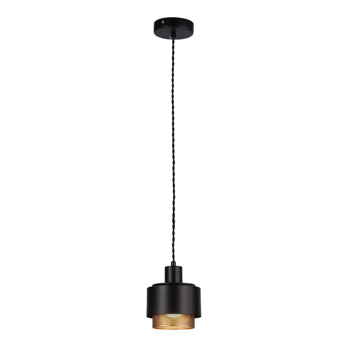 Изображение Подвесной светильник IMEX MD.0042-1-P BK+GD