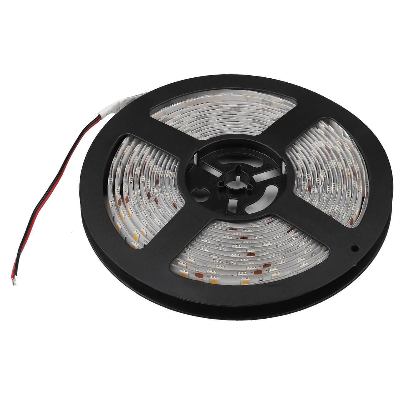 Изображение Светодиодная влагозащищенная лента ЭРА 14,4W/m 60LED/m 5050SMD белый 5M LS5050-14,4-60-24-65-4000К-5m Б0043117