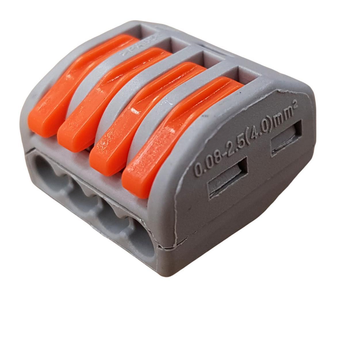 Изображение Клемма четырехконтактная с 1 коммутируемой линией (100 шт.) True Energy Connect 250V, 32A 23529