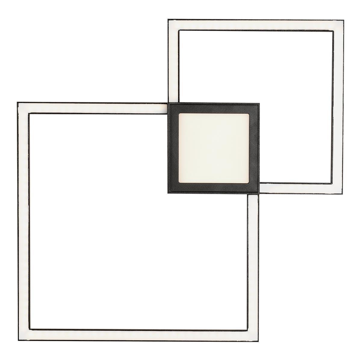 Изображение Настенно-потолочный светодиодный светильник iLedex Galaxy X046424 24W 3000K BK