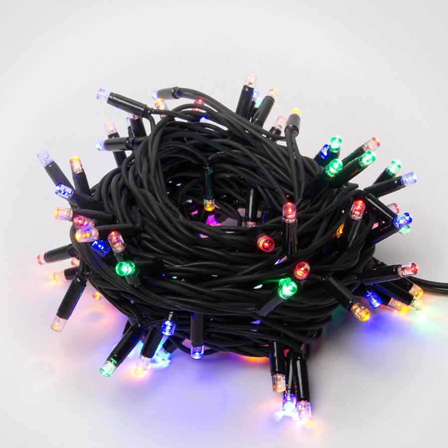 Изображение Уличная светодиодная гирлянда Uniel 220V разноцветный ULD-S1000-120/DBA Multi IP67 UL-00005263