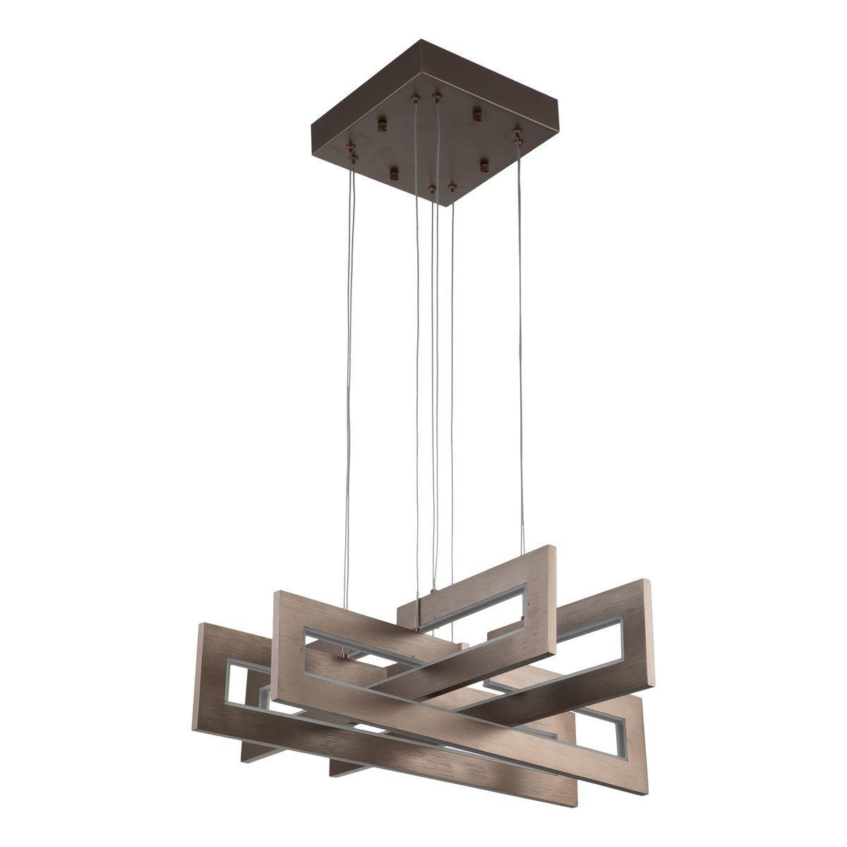 Изображение Подвесной светодиодный светильник Indigo Realta 14004/4P Brown V000010L