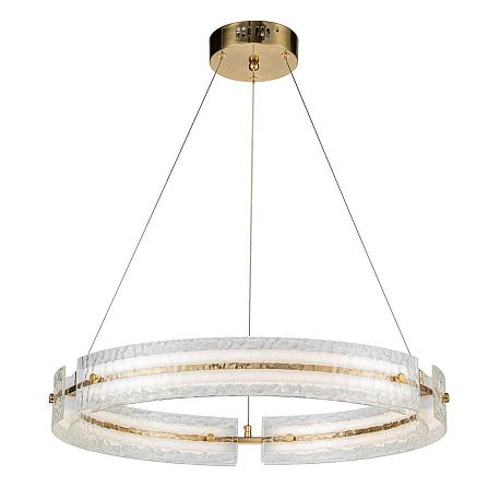 Изображение Подвесной светодиодный светильник Indigo Dualita 14018/1P Brass V000089L