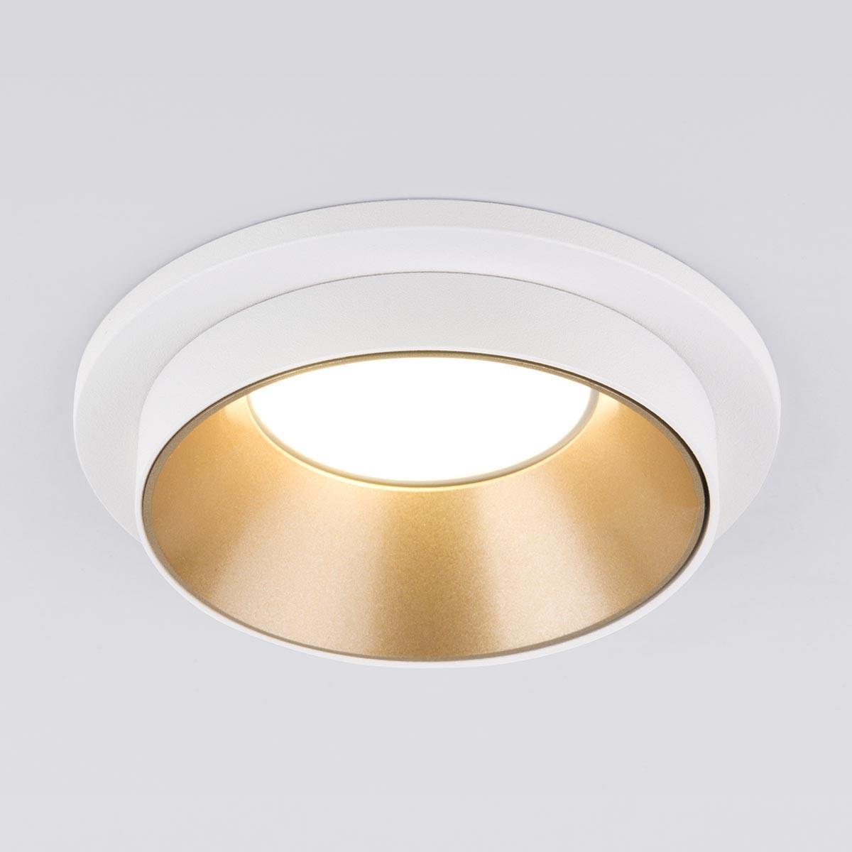 Изображение Встраиваемый светильник Elektrostandard 113 MR16 золото/белый a053343