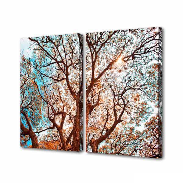 Изображение Модульная картина Силуэт ветвей Toplight 100х75см TL-M2012