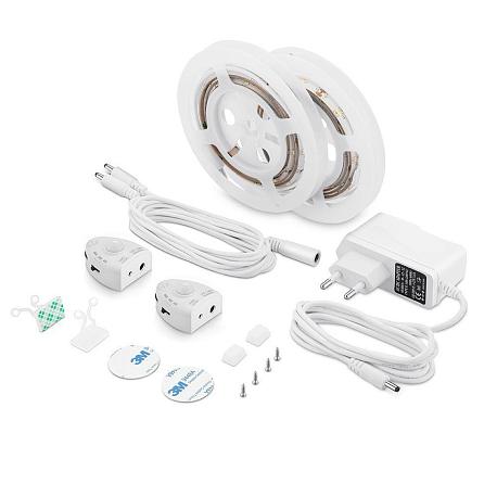 Изображение Светодиодная влагозащищенная лента Apeyron 2,4W/m 30LED/m 2835SMD теплый белый 2х1,2M 10-90