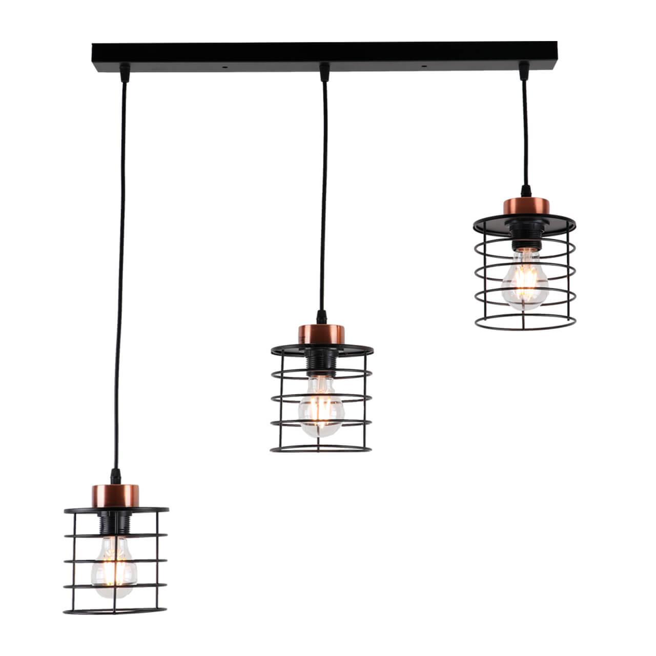 Изображение Подвесной светильник IMEX MD.8835-3-P BK+AB