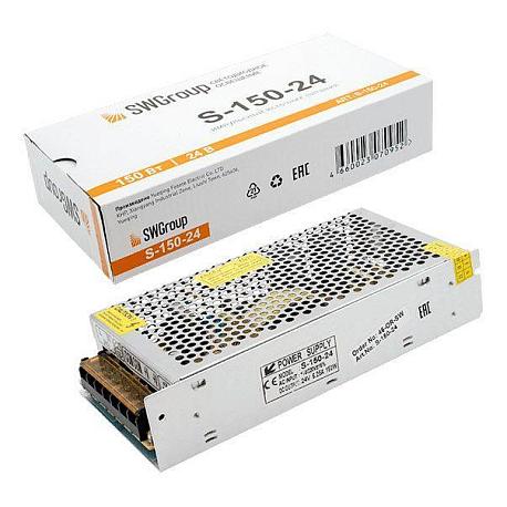 Изображение Блок питания SWG 24V 150W IP20 6,25A S-150-24 000108