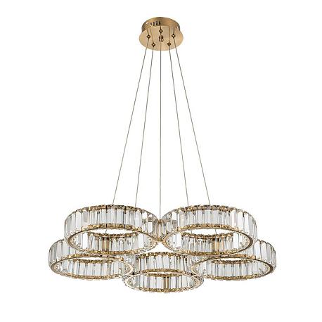 Изображение Подвесной светодиодный светильник Indigo Favo 12036/5P Brass V000074L