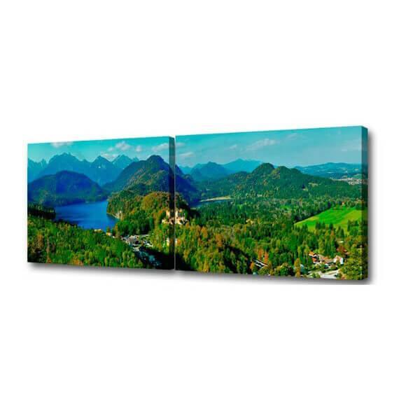 Изображение Модульная картина Зов гор Toplight 150х50см TL-M2046