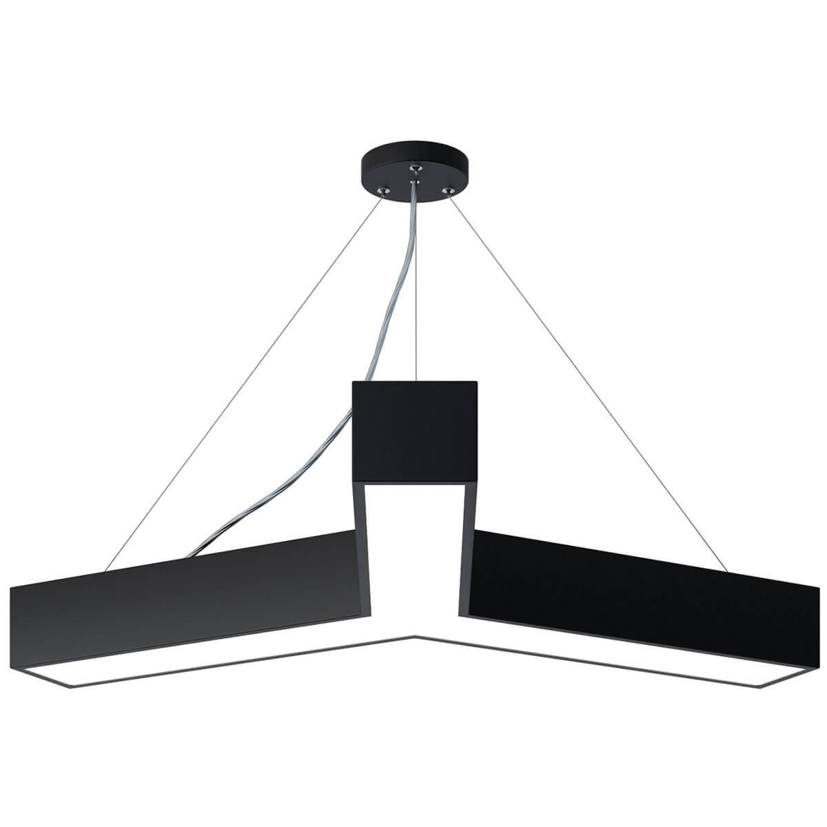 Изображение Подвесной светодиодный cветильник Geometria ЭРА Igrek SPO-142-B-40K-044 44Вт 4000К черный Б0050569