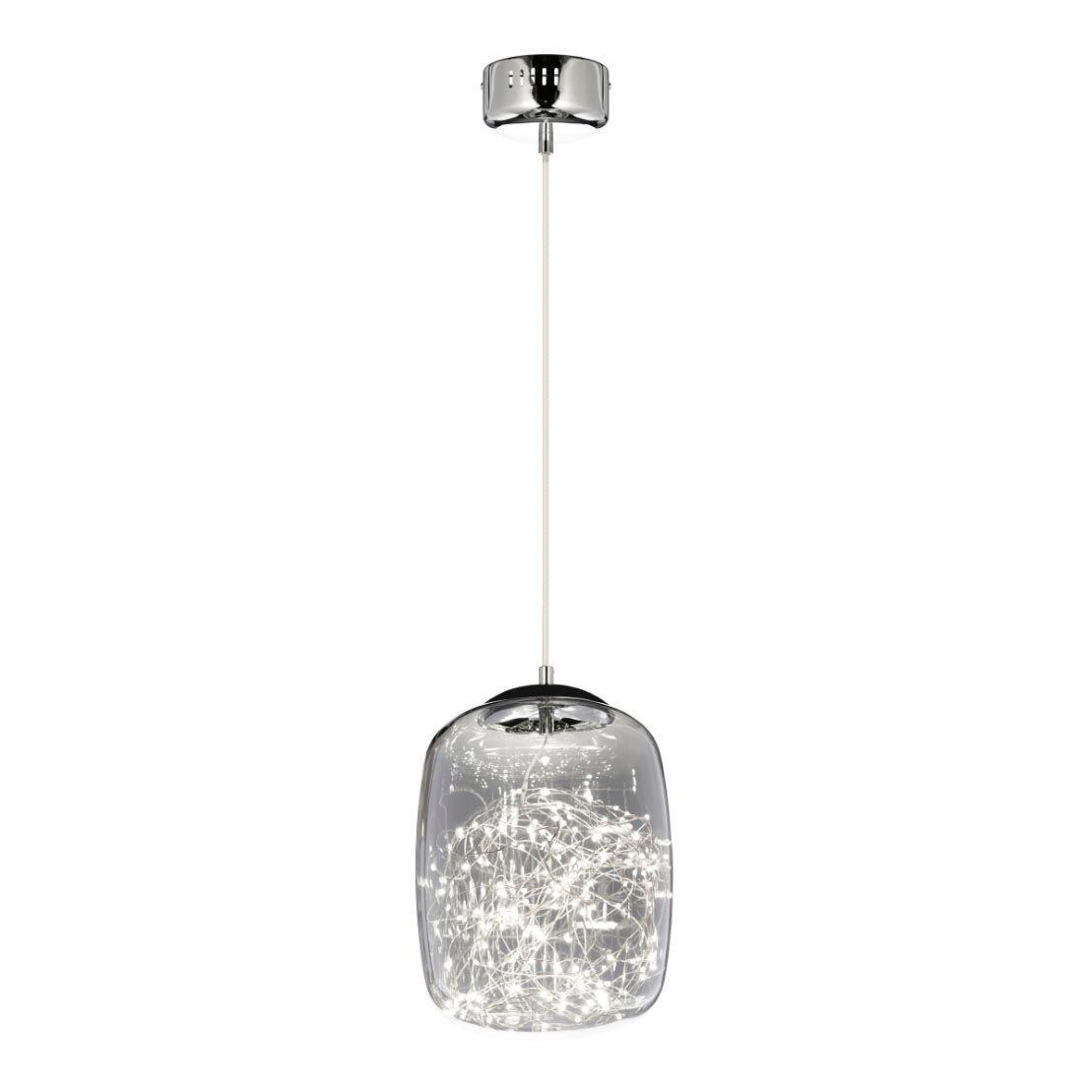Изображение Подвесной светодиодный светильник Lumina Deco Daisy LDP 6824-220 CHR+GY