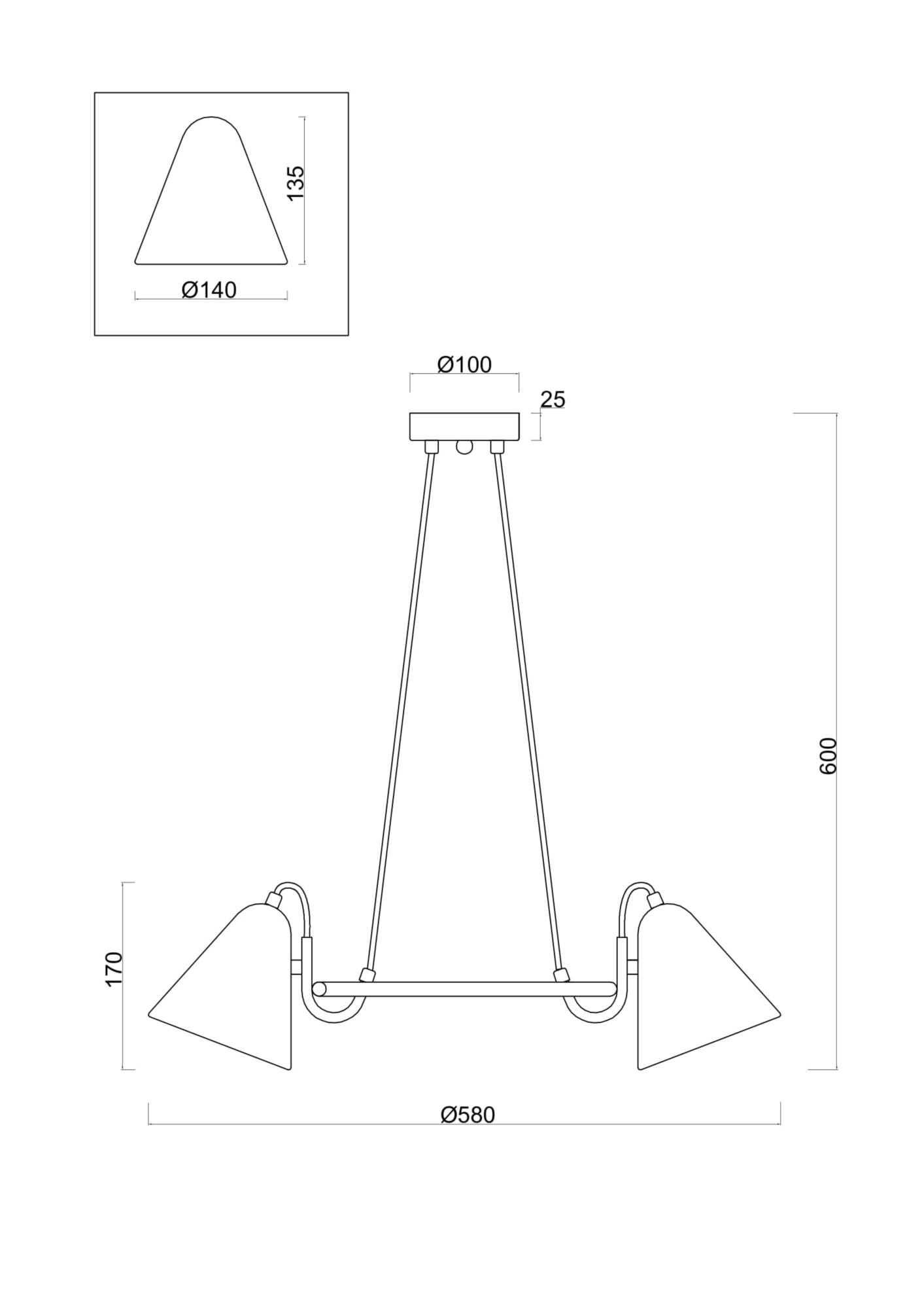 Изображение Подвесной светильник Freya FR8001PL-03WG